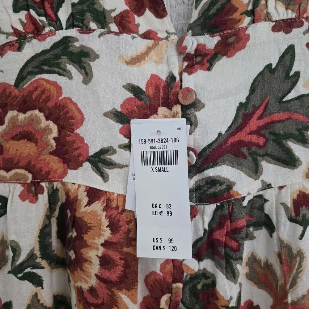 NWT Abercrombie Floral Maxi Dress